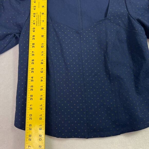 Maeve Anthropologie Skirt + Top Set Sevigny Women M 10 Navy Polka Dot - Picture 9 of 14